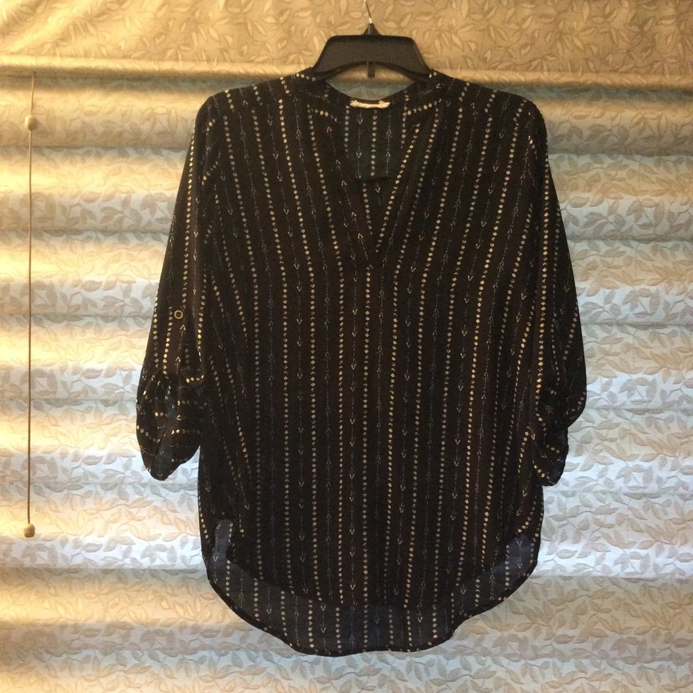 Black blouse by Lush.  Size M
